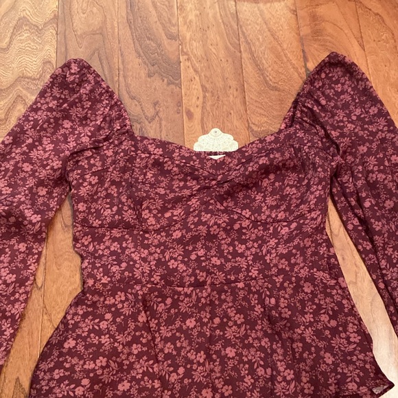 NWT Alter’d State Burgundy Dress in XS - Picture 2 of 4